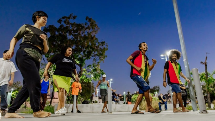 Projeto de Lei torna o inho do reggae como patrimônio do Ceará nessa quarta-feira, 11. Na imagem, aula na Estação das Artes, em Fortaleza, em 2022
 
