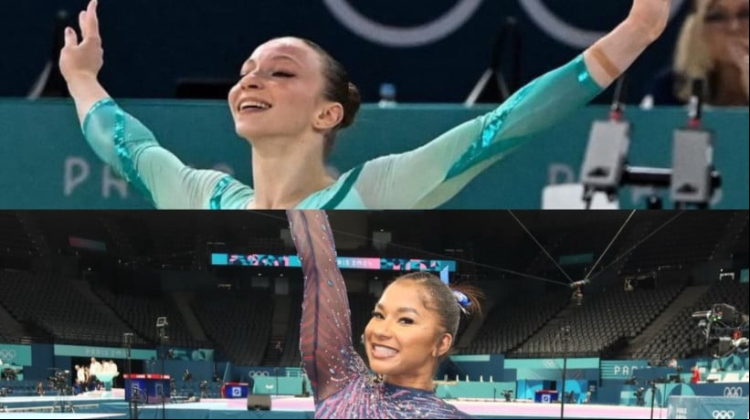 Ana Barbosu, que ficou com o bronze da ginástica artística, lamenta perda de Chiles nas redes sociais 